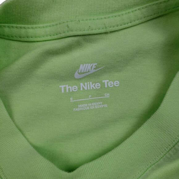 NWT Nike My Nike Friends Shirt Mens Small Lime Green Embroidered Long Sleeve - Picture 4 of 10